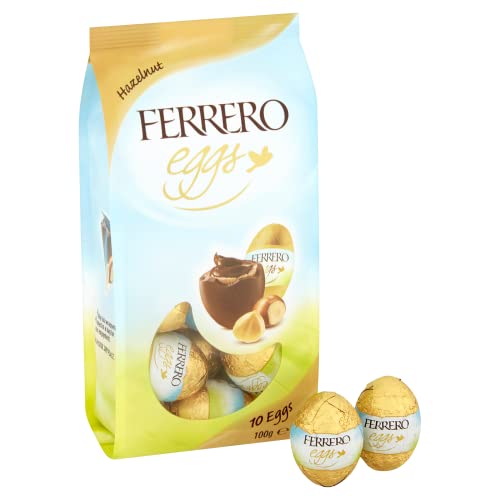 Ferrero Colección Huevos de Pascua, Mini Chocolate Crujiente con Avellanas, Regalos de Pascua, Búsqueda de Huevos de Pascua, 100 g