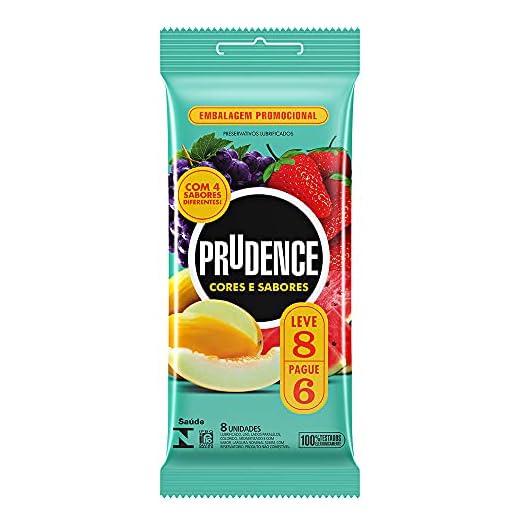 Preservativo Prudence, Opaco, Pacote de 8