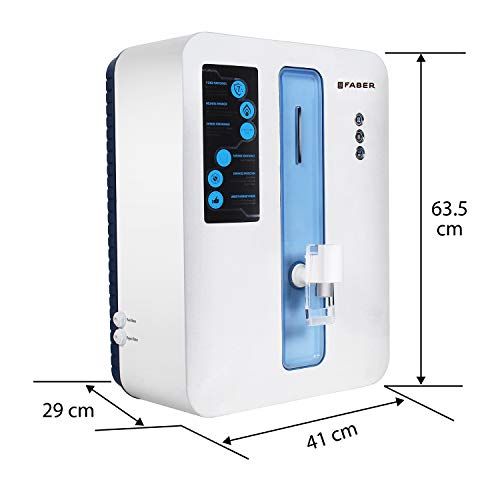 Image of Faber Casper RO + UV + MAT, 10 Liters, 7 Stage Mineral Water Purifier with Upto 2500 TDS, White