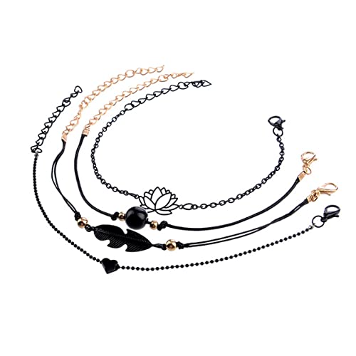 Contemporary Bracelet Set - Silver Toned (Set of 4)