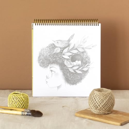 Avenue Mandarine GY134C - A Wild Colouring book - 28 pages - 20x20 cm - Colouring for Adults - WILD 7 THEME - Ideal for felt-tips and colouring pencils - Image 5