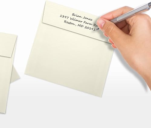 Vista 184 de Sobres cuadrados de 5 1/2 x 5 1/2, Seafoam