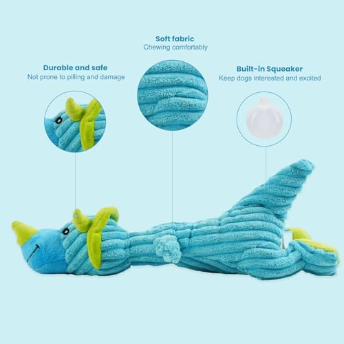 Juguete mordible sonoro para perros grandes Bzonsmart miniatura 4