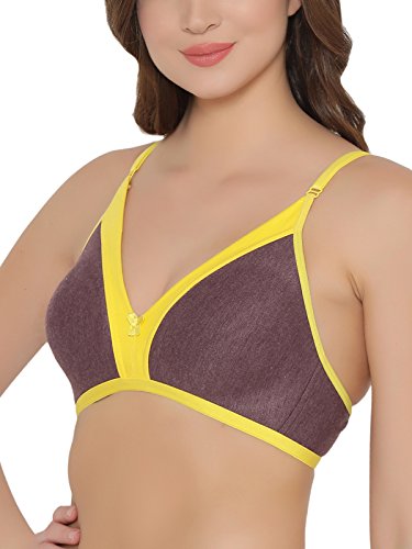 Image of Clovia Women's Cotton Rich Non-Wired Slim Pad T-Shirt Bra