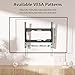 WALI Tilt TV Wall Mount Bracket for Most 32-70 inches LED, LCD, OLED Flat Screen TVs up to 99lbs with Mounting Holes 100x100mm to 400x400mm (TTM-1), Black