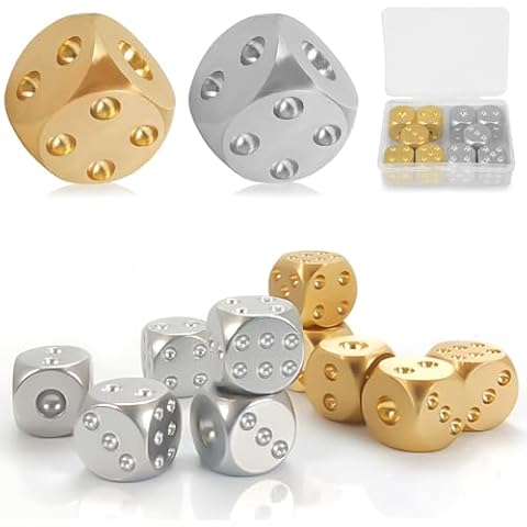 10 Piece Metal Dice Set by Boloest Cover