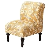JIAN YA NA Armless Accent Chair Cover, Stretch Armless Chair Slipcover Spandex Armless Chair Covers