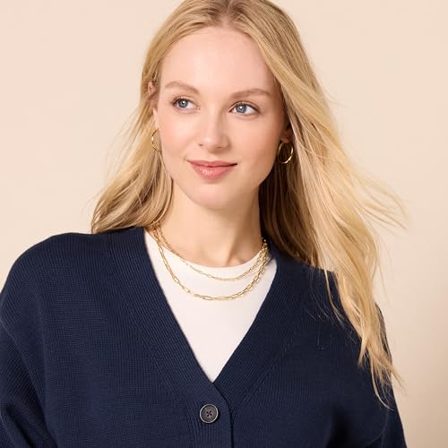 Amazon Essentials Women's V-Neck Midweight Relaxed-Fit Cardigan Sweater3