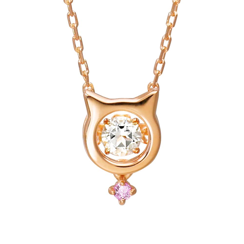 〜カヤ　☪︎⋆☽様〜新作　天然石　レジンネックレス　【猫紅葉】 カヤ ☪︎⋆☽様〜新作 天然石 レジンネックレス 【猫紅葉】 カヤ ☪︎⋆☽