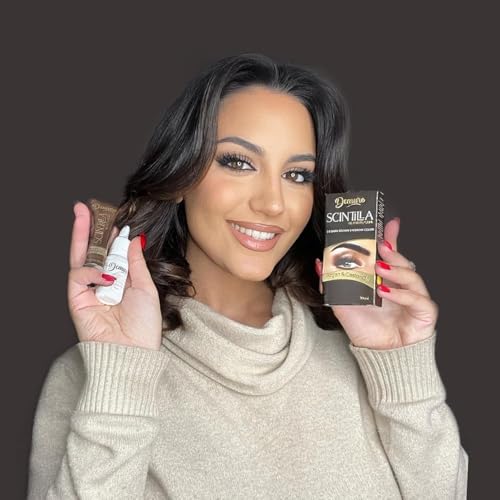 DEMURE Augenbrauenfarbe Set mit Entwickler, 15+ Anwendungen - 30 ml, Brow Tint, Dye mit Arganöl und Rizinusöl… – Ansicht 4