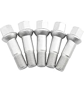Set of 5, 0009905307 14mm x 1.5 Wheel Lug Bolt OE Factory Wheel Compatible with Mercedes W220 W20...