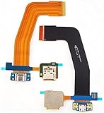  Topalli - Nappe Interne du connecteur de Charge USB et du Lecteur MicroSD Compatible avec la Tablette Galaxy Tab S SM-T800 - Pièce détachée Compatible Galaxy