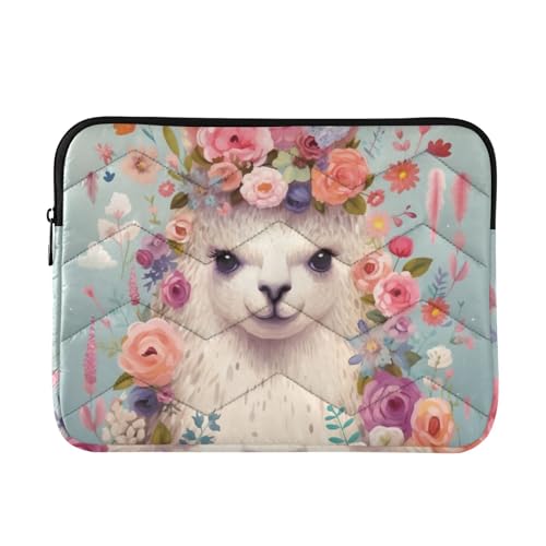 Funda para portátil floral de alpaca 13-14 pulgadas miniatura 1