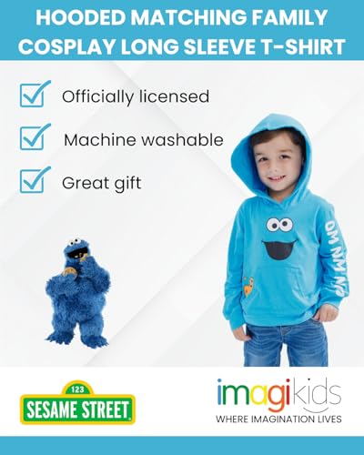 Sweat Cookie Monster 12 mois bleu pull capuche cosplay garçon