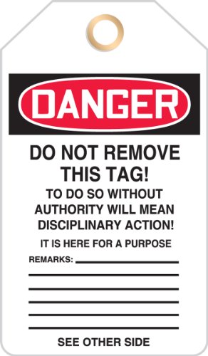 AccuformNMC TAK611 RP-Plastic Loop 'n Lock Tie Tags image 4