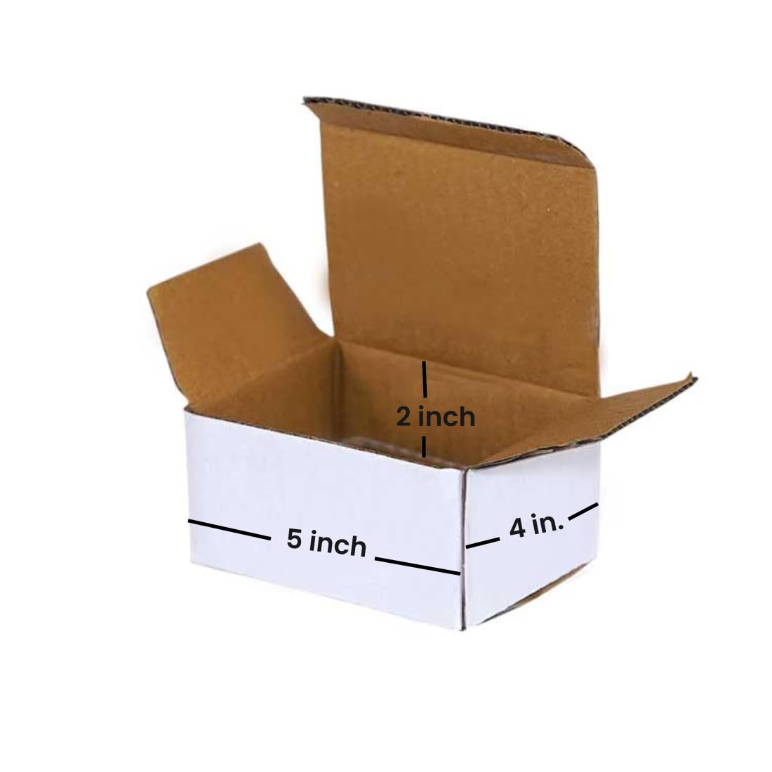 DCGPAC 3Ply White Corrugated Reverse Tuck-In Box For Secure Packaging & Shipping Boxes 5x4x2 In (Pack of 50) (B0CBQ6S2X3) Amazon Price History, Amazon Price Tracker