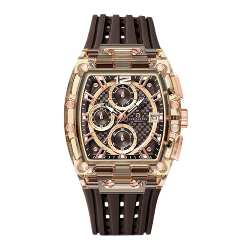 Image of Carlington Nitro Analog Chronograph Men's Polyurethane Strap Wrist Watch | Quartz Movement | Water & Shock Resistant Watch for Men | Casual & Formal Wear - CT 7105