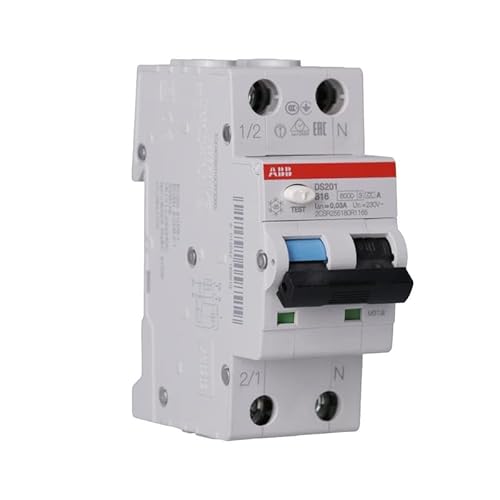 ABB DS201A-B16 FI/LS-Schalter 6kA, 1P+N, Typ A, B16, 30mA, 2 TE• Sicherungsautomat • Leitungsschutzschalter • 2-poliger Fi-Schalter • FI-Schutzschalter • 2CSR255180R1165