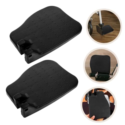 BCOATH 1 Pair Wheelchair Footrest Wheelchair Pedal Lifting Wheelchair Footplates Wheelchair Foot Rest Replacement Stable Wheelchair Footplates Replacement Wheelchair Leg Rest Leg Pad