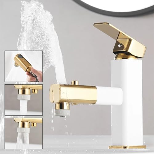 Robinet de lavabo extensible en laiton pour simplifier la routine matinale - 3