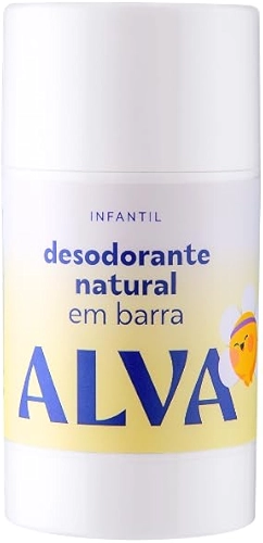 Alva Desodorante em barra infantil Camomila Vegano 33g
