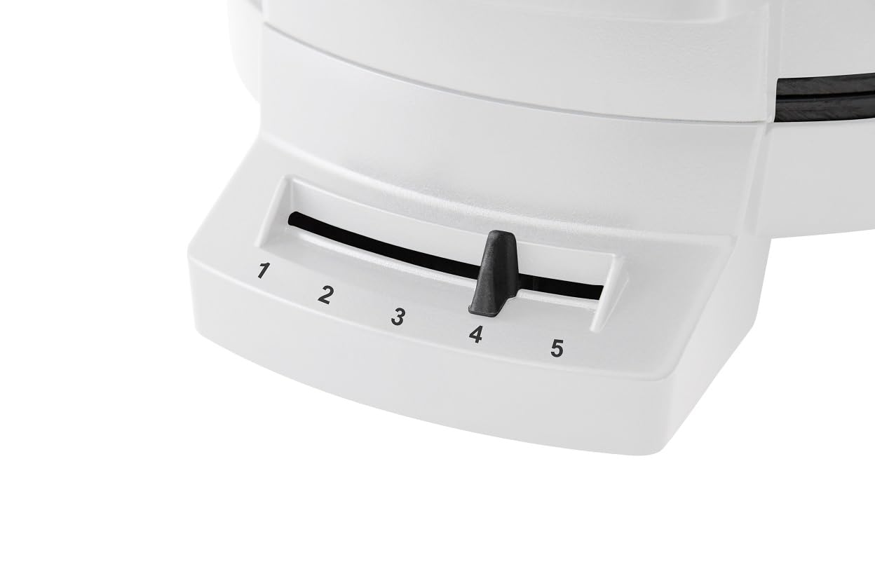 FRITEL A202 Herzwaffeleisen - 20 cm - Feste Platten - PFAS-frei - Weiß