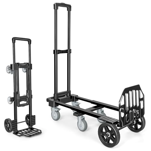 KEDSUM 3-in-1 Convertible Hand Truck Dolly, 600LBS...