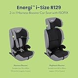 Graco Energi i-Size R129 ISOFIX/Top Tether Harness Booster 76-150cm (15 Months to Approx.. 12 yrs). Harness Mode 76-105cm (15 Months to 4 yrs), Highback Booster Mode 100-150cm (3.5 to 12 yrs), Meteor - Image 4