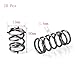 Compression Springs, Industrial Springs, 10 Pcs Spring Steel 1.4 x 13 25 mm. Wire Diameter OD Length(1.4 x 13 x 25 mm)