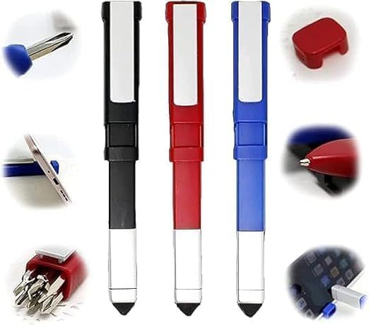 Dakari Enterprise Multifunction Stylus Pen Shape Phone Holder with Screwdriver Sets Multifunction Stylus Pen Shape Phone Holder with Screwdriver Electronic Gadgets