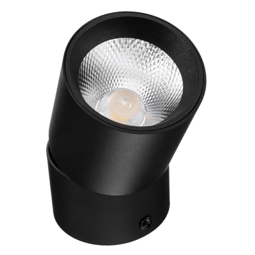 Angoily 10W LED Ajustable Luminaria Empotrable Direccional para Estar y Pasillos Instalación sin Taladro de Arte
