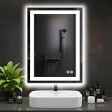 DUMOS 24×32 LED Bathroom Mirror