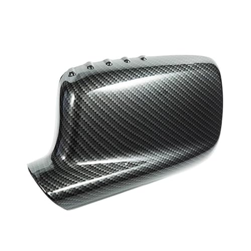 Coque de rétroviseur noir carbone BMW E46 E65 pour réparer un rétroviseur cassé sans peinture