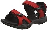 geox sandalen kinder Innensohle: Textil Geox Damen D BOREALIS A, Rot (Red/Black C0020), 37 EU