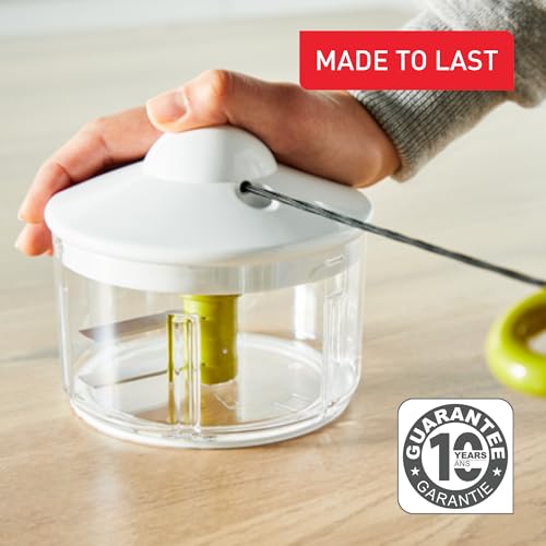 Tefal Hachoir manuel 5 secondes 500 ml Système de coupe breveté Lames en acier inoxydable Fermeture sécurisée Poignée ergonomique Cuisine rapide et facile K1330404 - vue 6