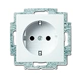 Nennspannung: 250 V~ Busch-Jäger SCHUKO Steckdosen-Einsatz alpinweiß Busch-balance SI