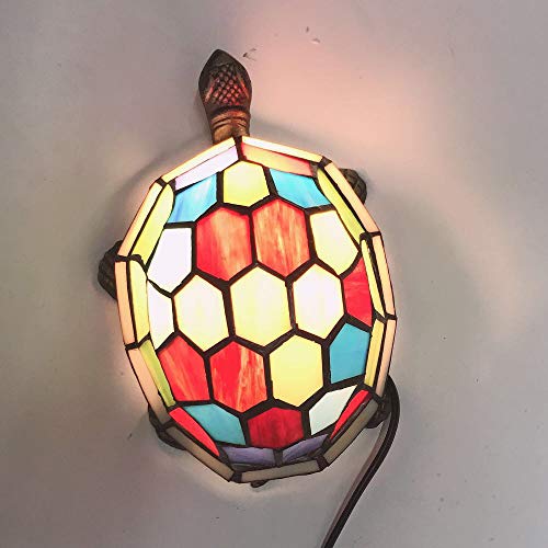 Tiffany Turtle Lamp Stained Glass Turtle Night Light Tiffany Lamp, Turtle Hmj80012 #TOP7