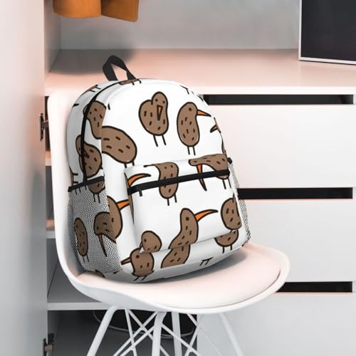 Sac à dos imperméable kiwi oiseau protégeant vos affaires de cours - 6