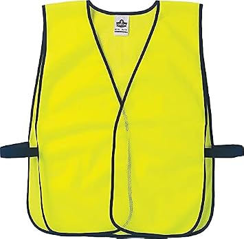 Ergodyne - 20020 GloWear 8010HL Non-Certified High Visibility Vest, One Size, Lime