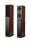 Krüger&Matz KM0512 Aktive Lautsprecherboxen Passion Set 2.0, 250W braun/schwarz