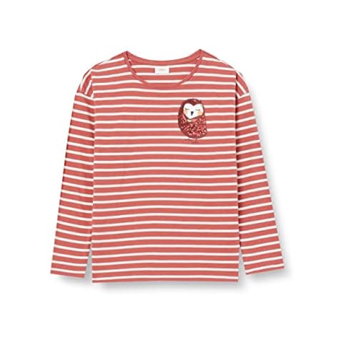 s.Oliver Camiseta de Manga Larga a Rayas Rojo Cover
