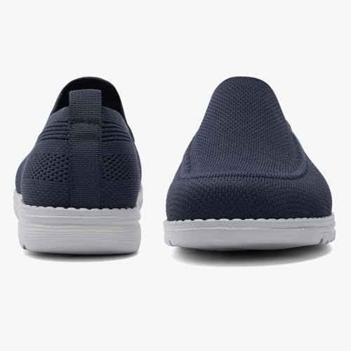 Image of 1TAZERO Men Slip On Shoes Loafer with Arch Support Insoles,Men Casual Shoes for Plantar Fasciitis