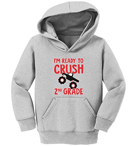 I'm Ready to Crush 2nd Grade - Back to School Toddler/Youth Fleece Hoodie2