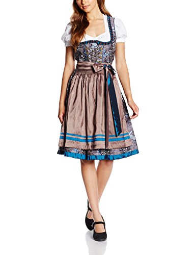 Edel Herz WIGE210, Vestido Tradicional Austriaco, Mujer, Multicolor (Braun 776), 44