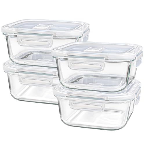 4 Pack 24 oz Sandwich Containers