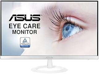 ASUS VZ239HE-W 23 Inch Monitor, FHD (1920x1080), IPS, Ultra-Slim Design, 75Hz HDMI, D-Sub, Flicker free, Low Blue Light, TUV certified, White
