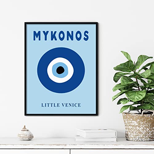 Whaline W4140 9Pcs Preppy Travel Wall Art Prints Preppy Room Decor Abstract Aesthetic Preppy Room Decor Colorful Minimalist Unframed Art Poster Decor thumb #3