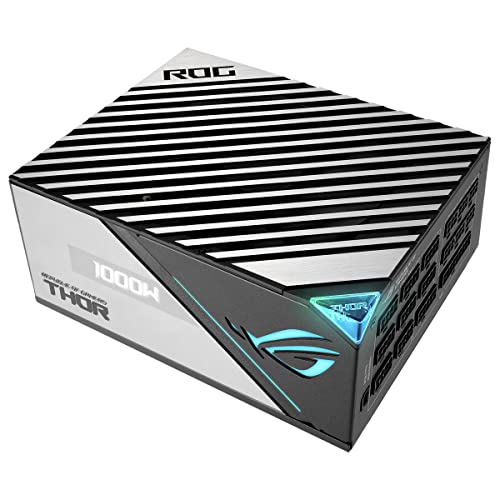 ROG Thor 1000P2 Gaming, 1000W Platinum II Power Supply/Aura SYNC/OLED - 1.000 Wat - Alimentatore - Immagine 11