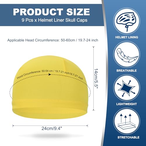 Bonnet anti-transpiration cyclisme et course à pied PATIKIL jaune