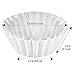 Amazon Basics Basket Coffee Filters for 1-4 Cup Coffee Makers, White, 200 Count